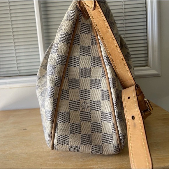 Louis Vuitton Siracusa MM Beige/Tan Damier Azur Shoulder Bag - Picture 2 of 9